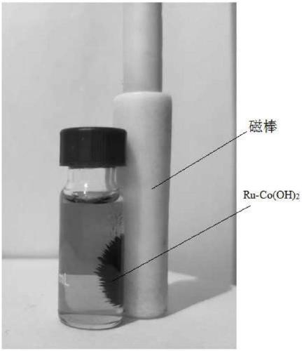 Preparation method of ruthenium cobalt magnetic catalyst and application thereof in selective hydrogenation