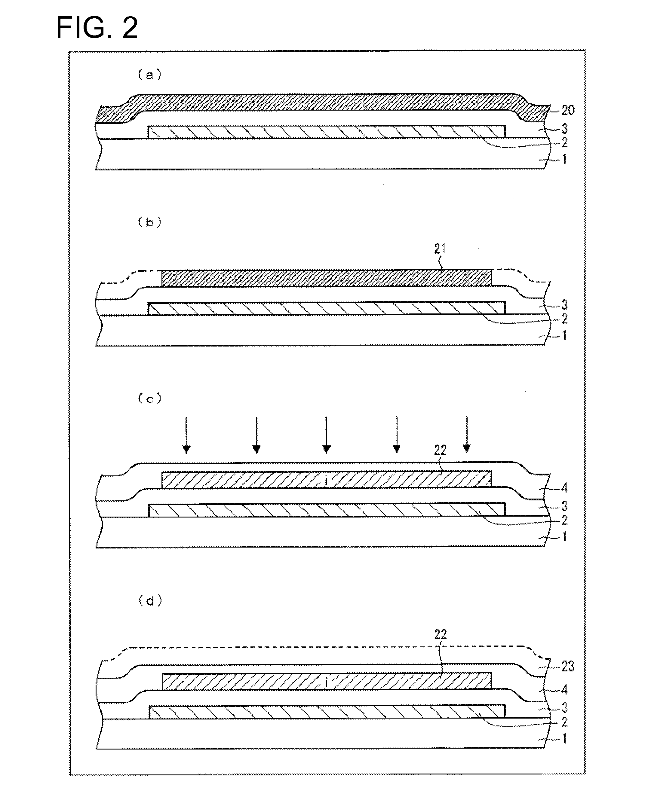 Photodiode, photodiode-equipped display device, and fabrication method therefor
