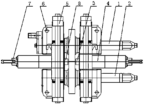 An Eccentric Pressing Mechanism of Universal Rolling Mill