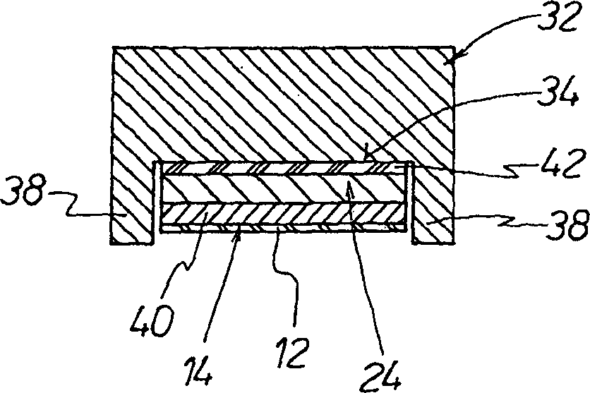 Embossing station for an embossing installation