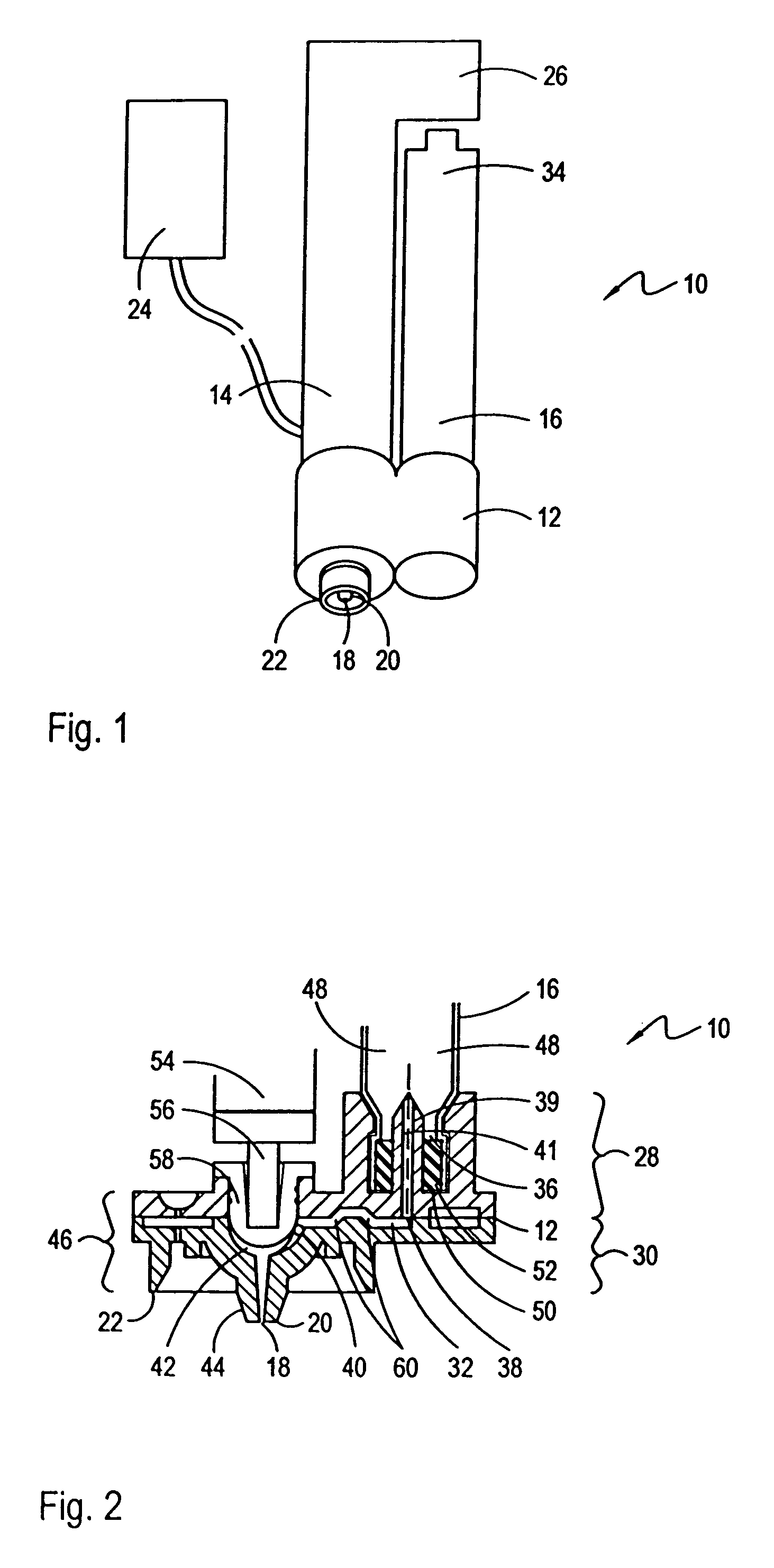 Sequential impulse/delivery fluid medicament injector