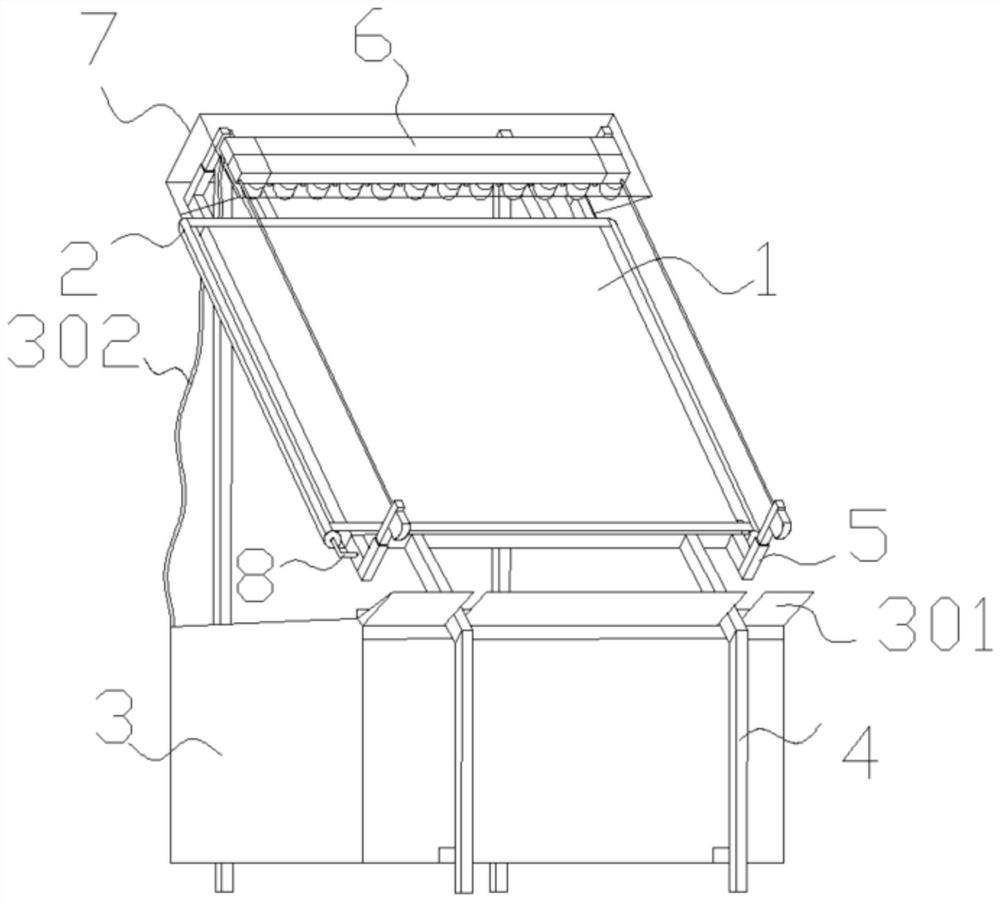 A solar cell panel protection cleaning device and method