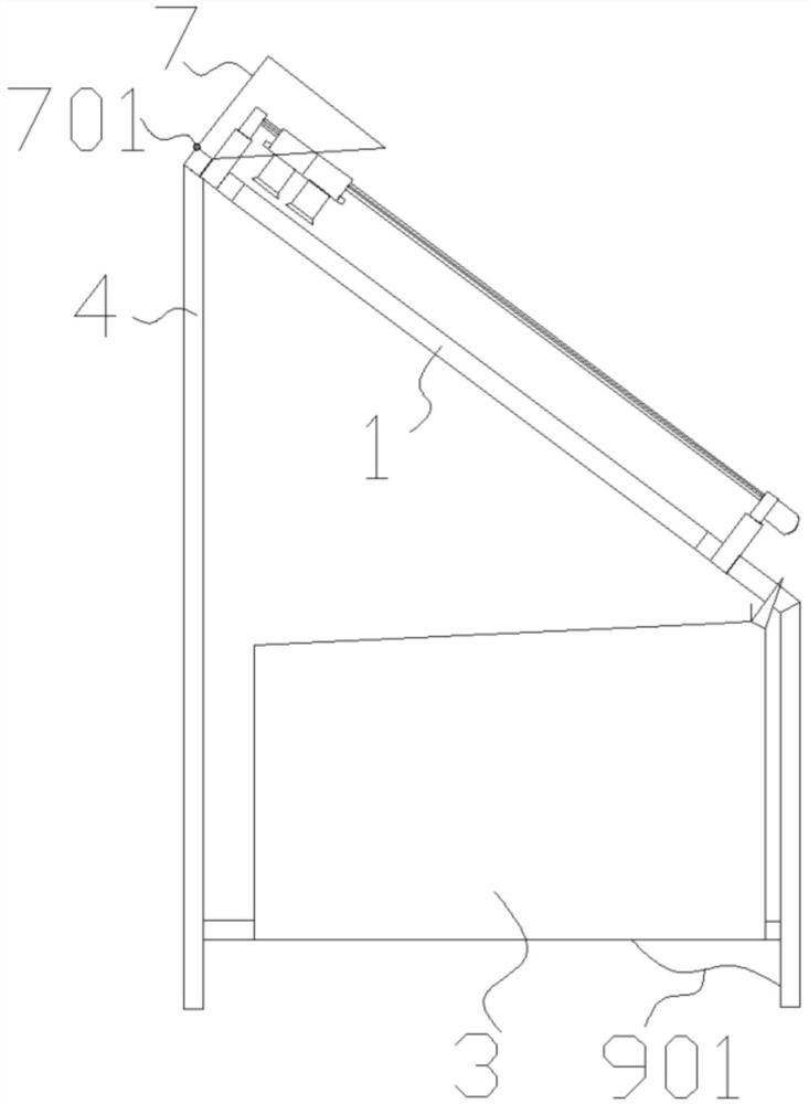 A solar cell panel protection cleaning device and method