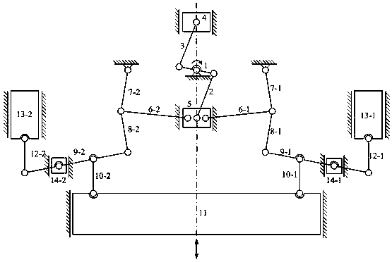 Main transmission mechanism of high-speed punching machine