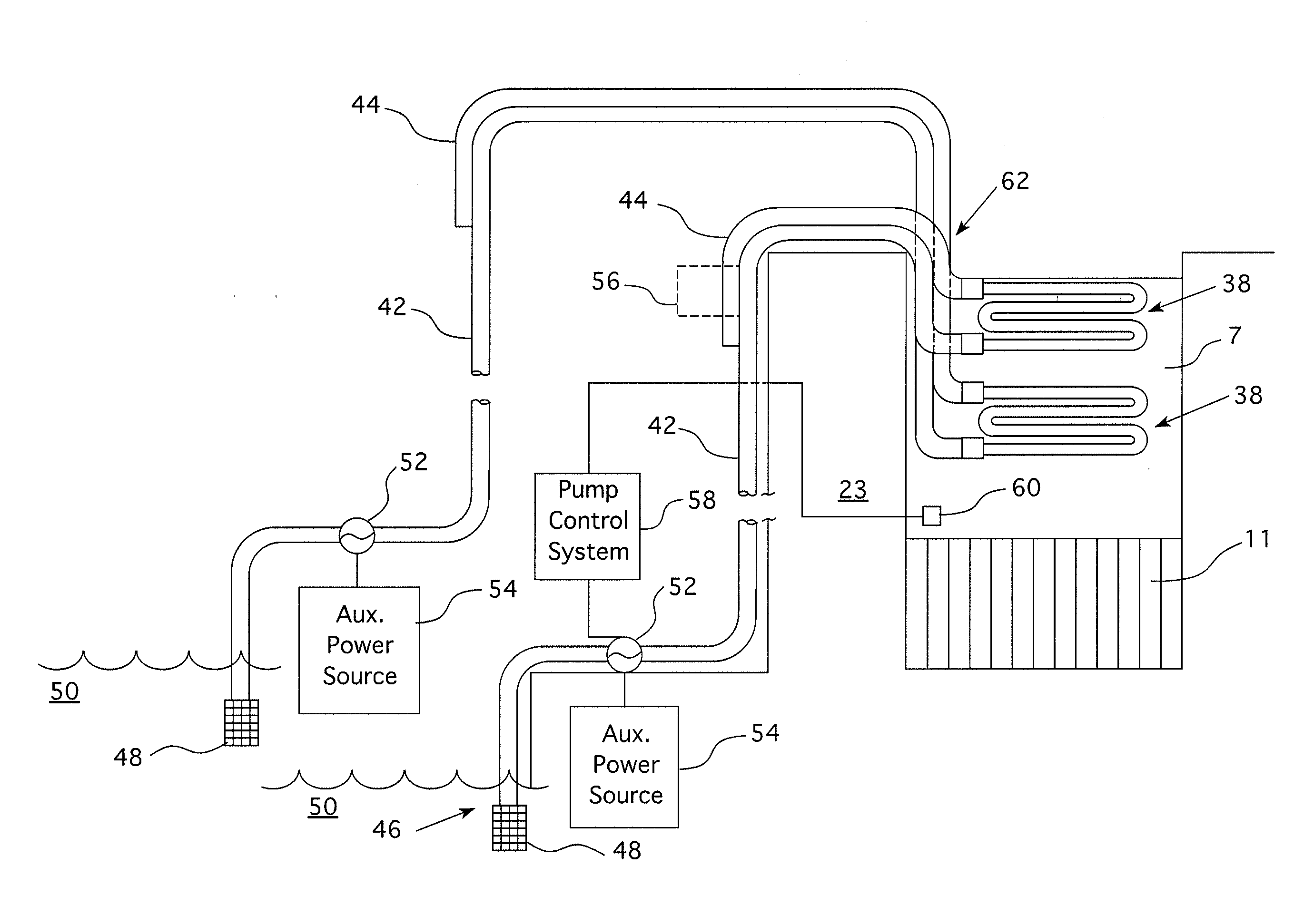 Self-contained emergency spent nuclear fuel pool cooling system