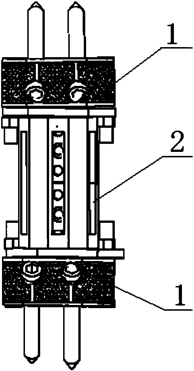 3D-printed manual vertebral body interior fixing device