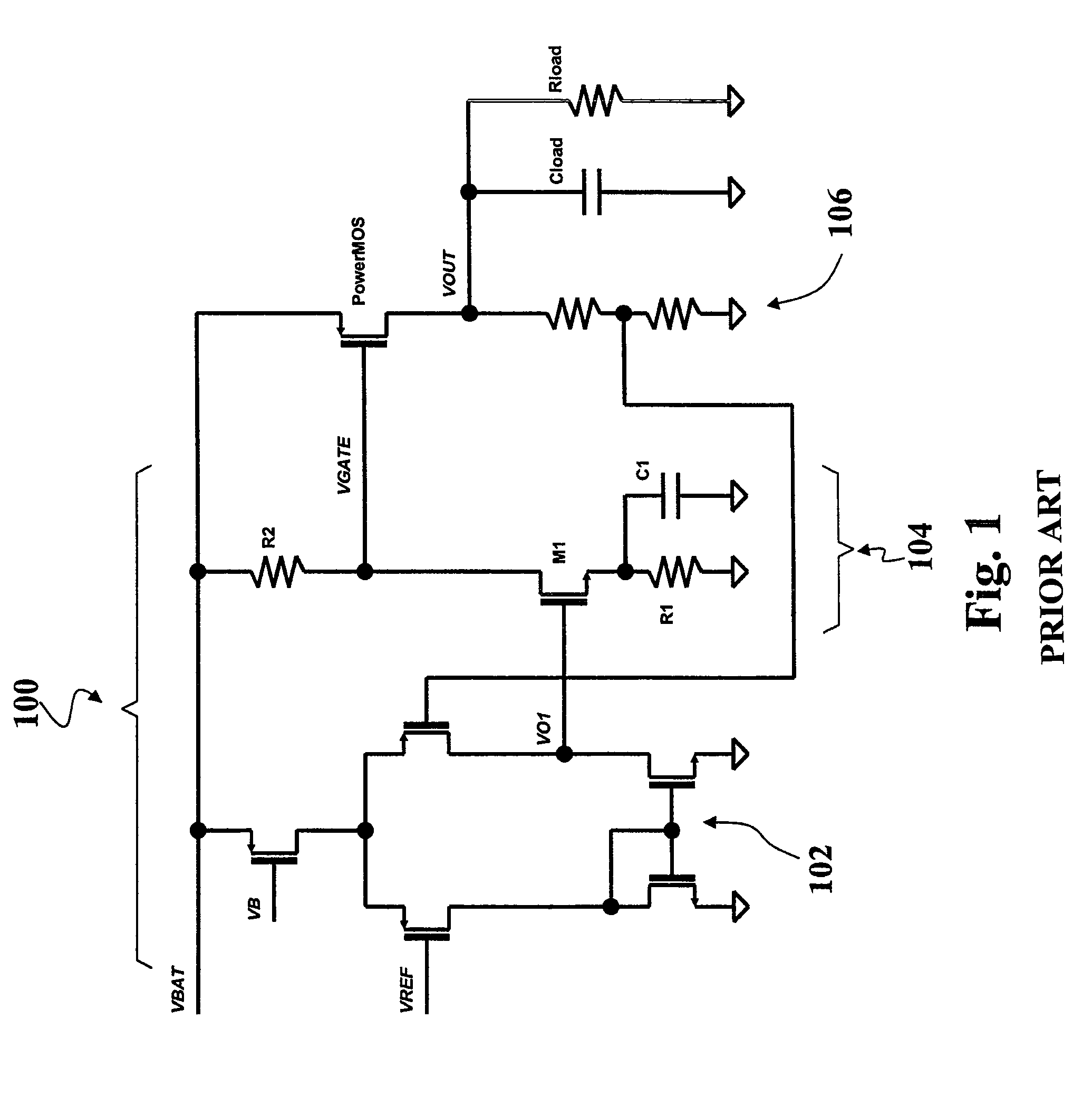 Enhanced efficiency low-dropout linear regulator and corresponding method