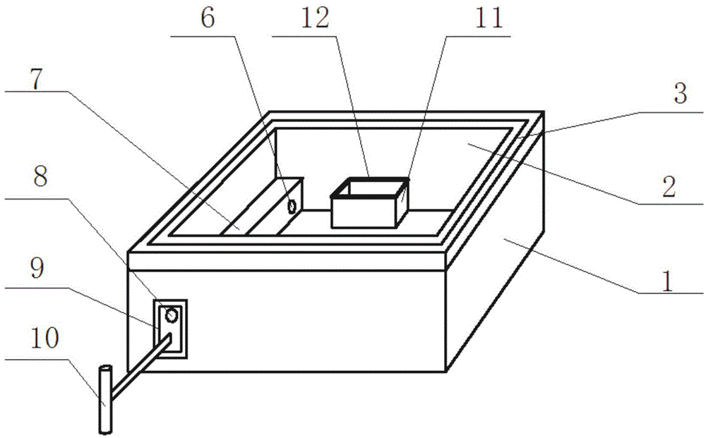 Negative-pressure dry ice drawing tool box