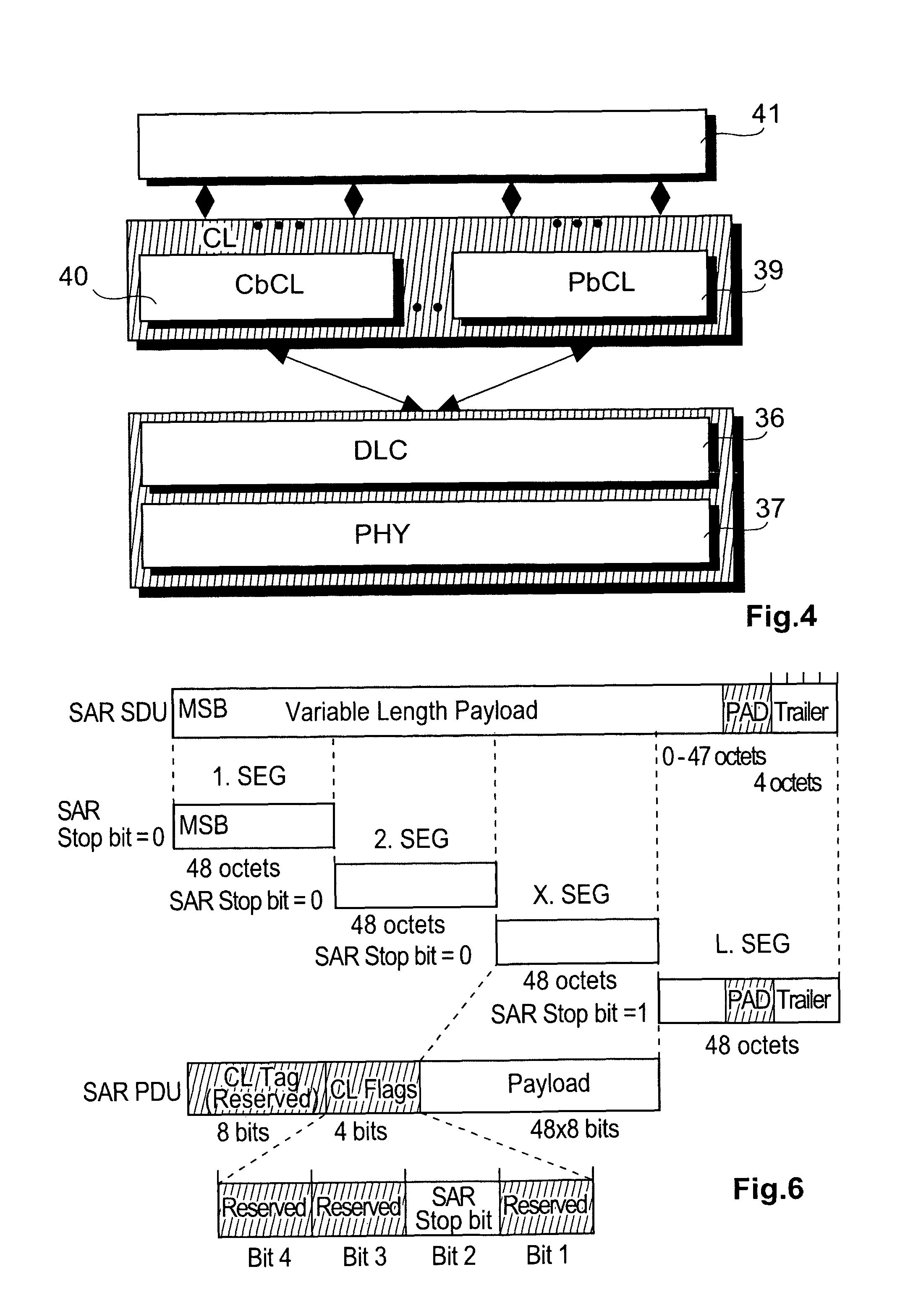 Method for processing data packets received via a first interface and device for carrying out the method