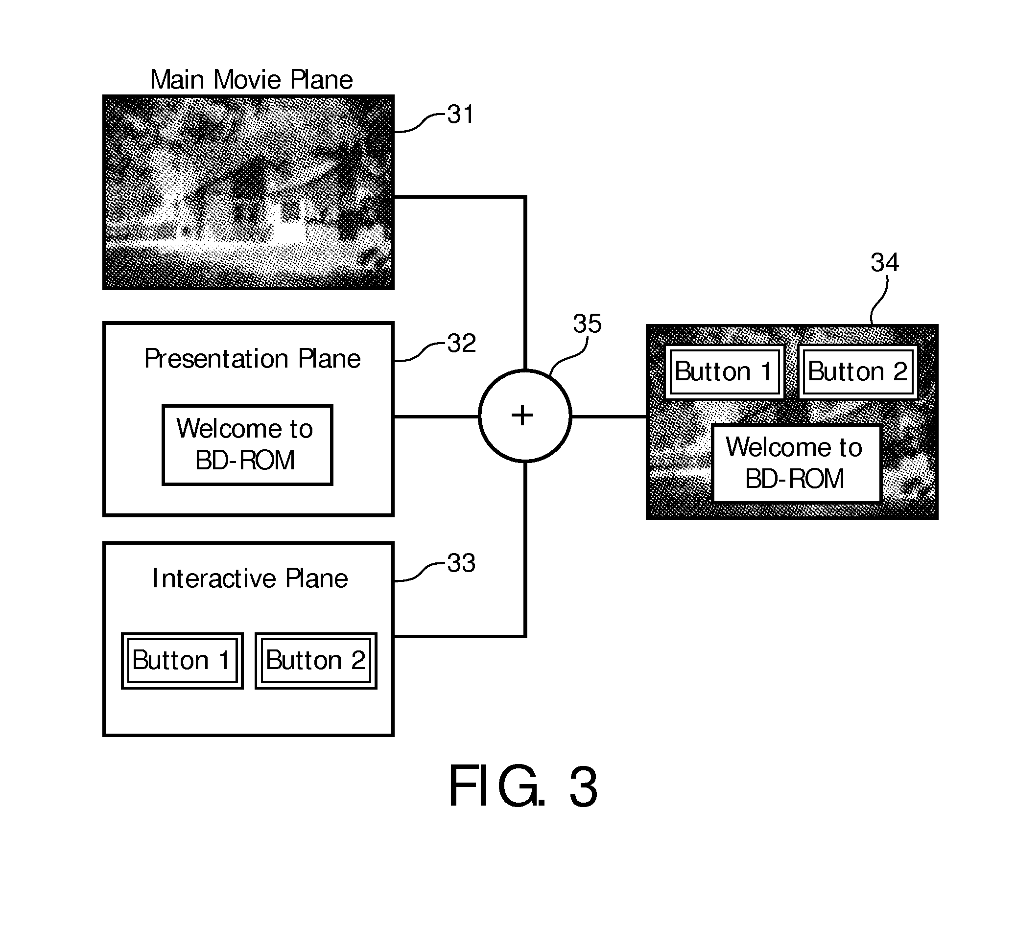 Method and device for overlaying 3D graphics over 3D video