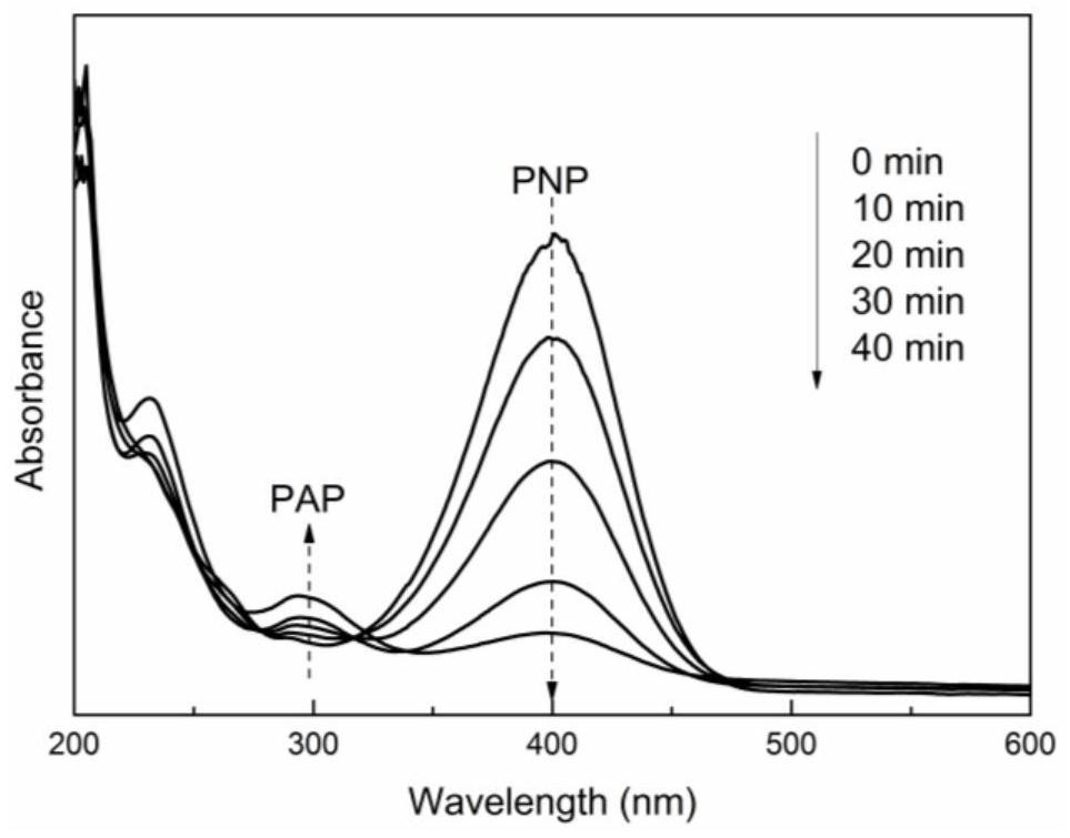 Application of a carbon-based catalyst in the catalytic hydrogenation of p-nitrophenol