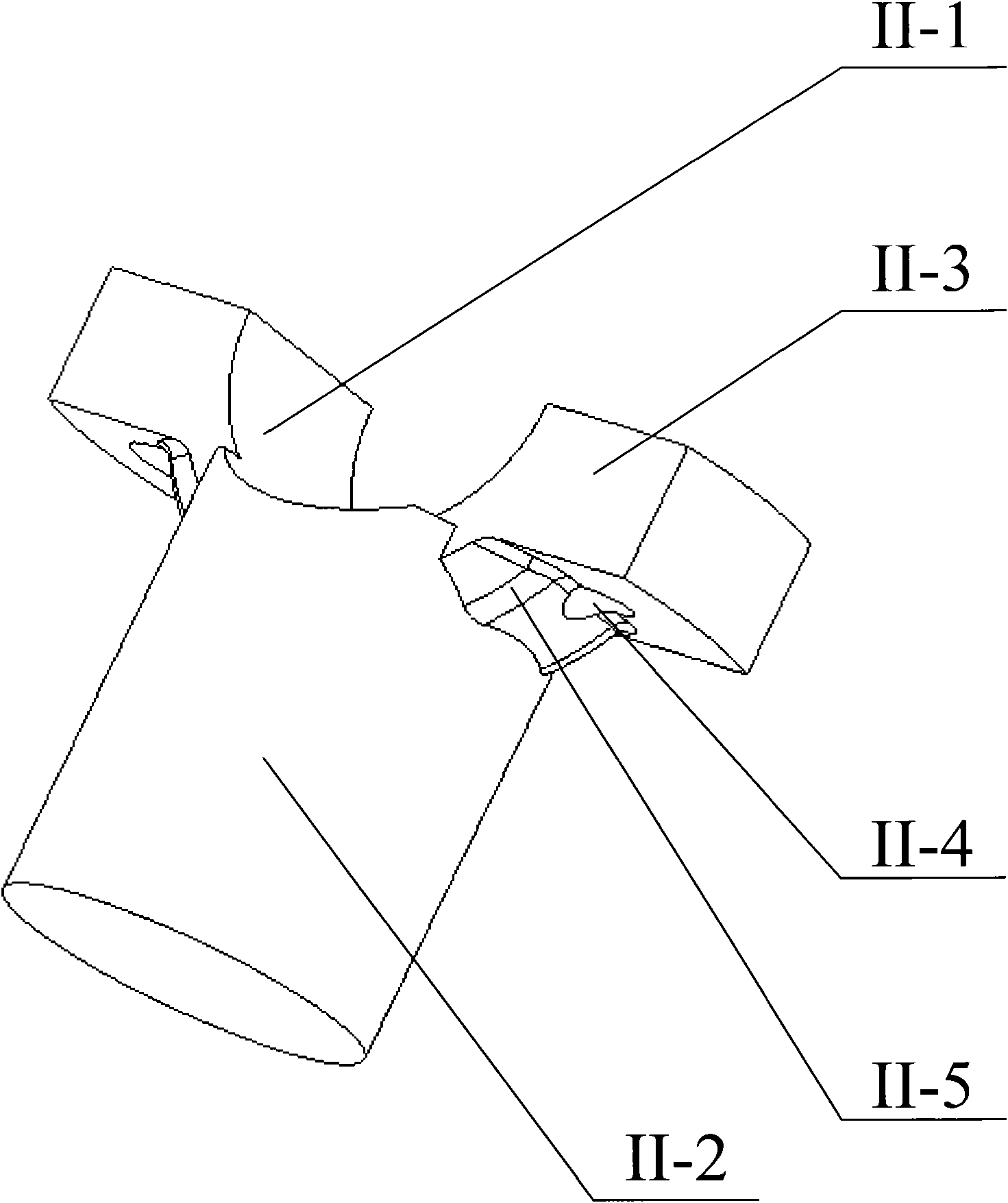 Piston used for connection rod-free reciprocating-rotating movement converting device and equipment thereof
