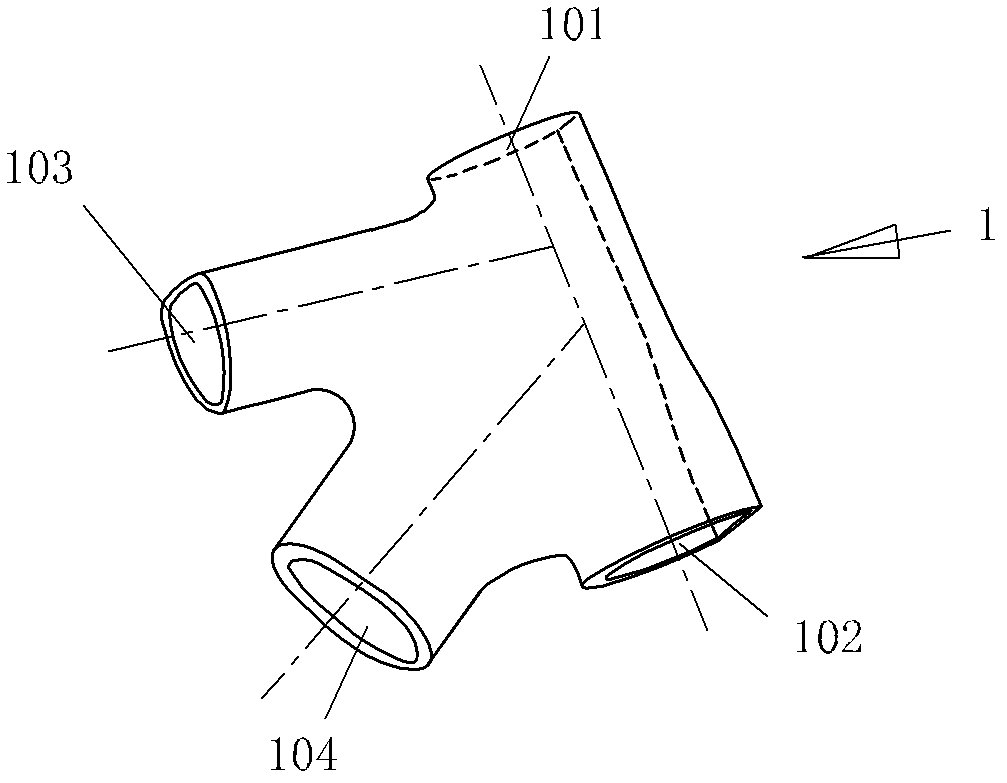 Method for manufacturing inner core used for moulding of carbon fiber composite multi-way tube