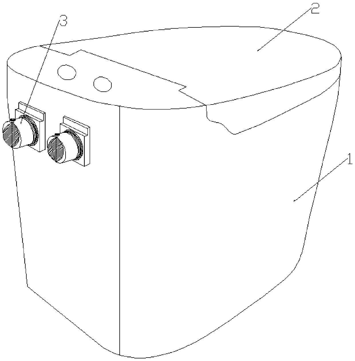 Efficient microbial degradation toilet bowl