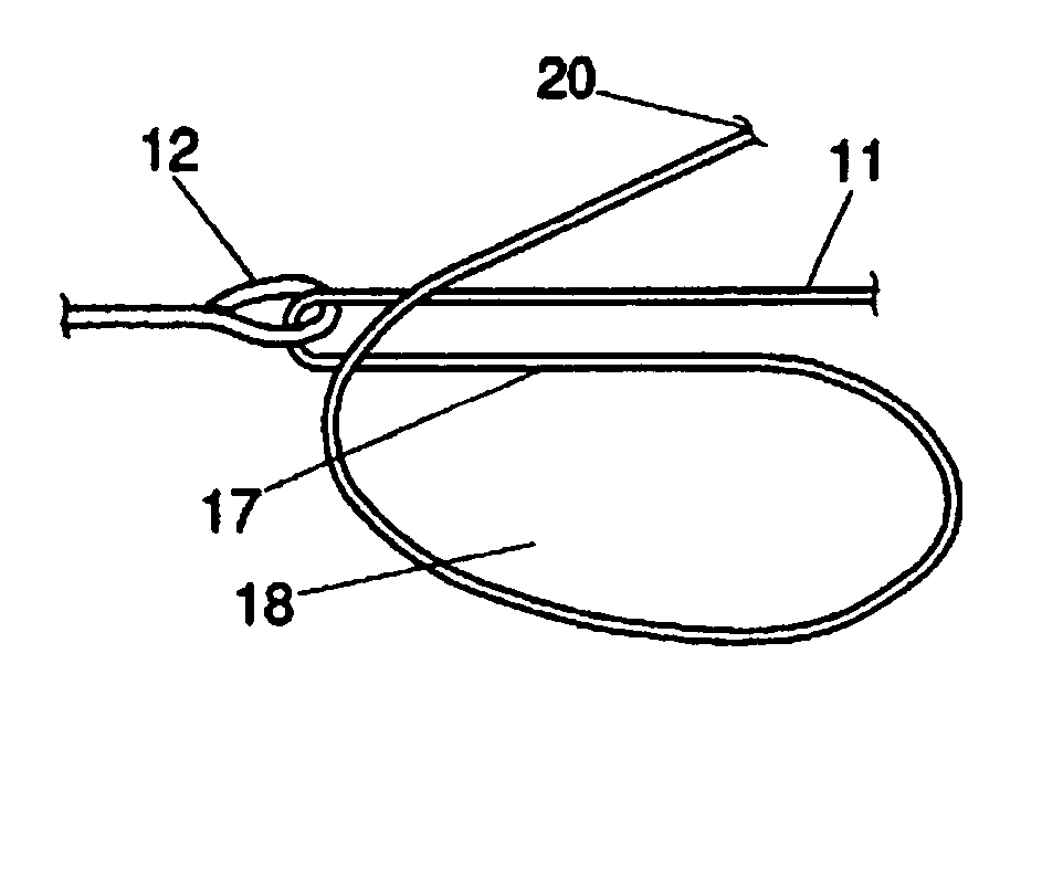 Knot tying device