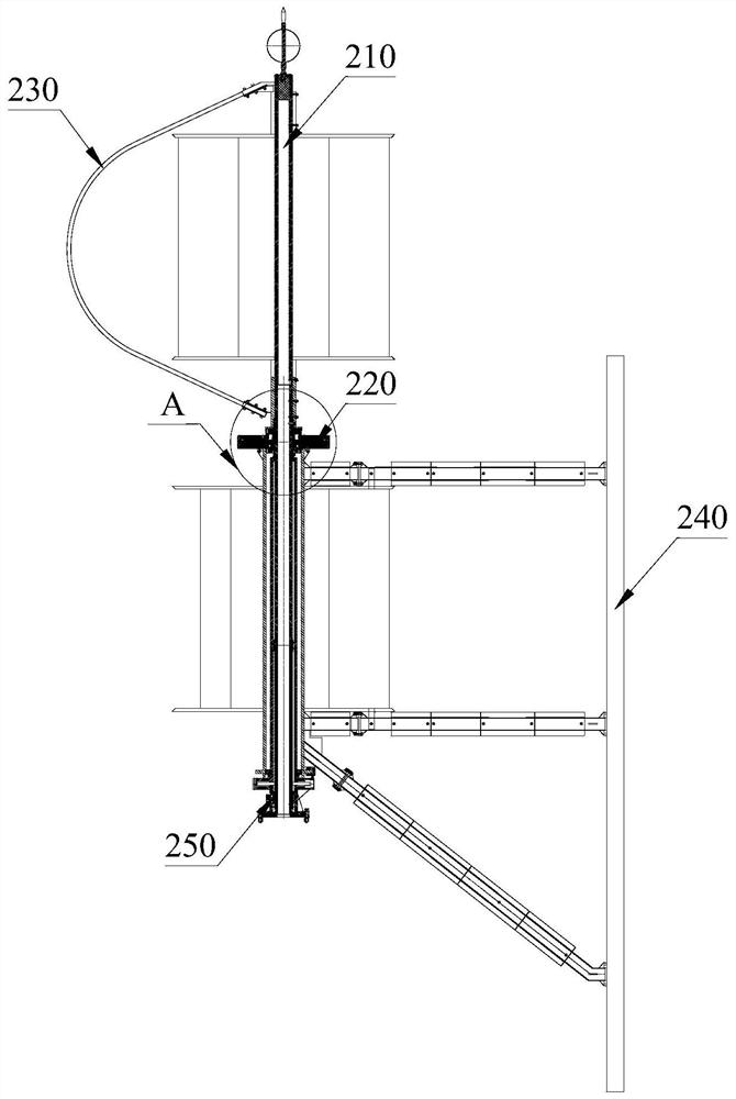 Dual-drive wind power generation signal tower