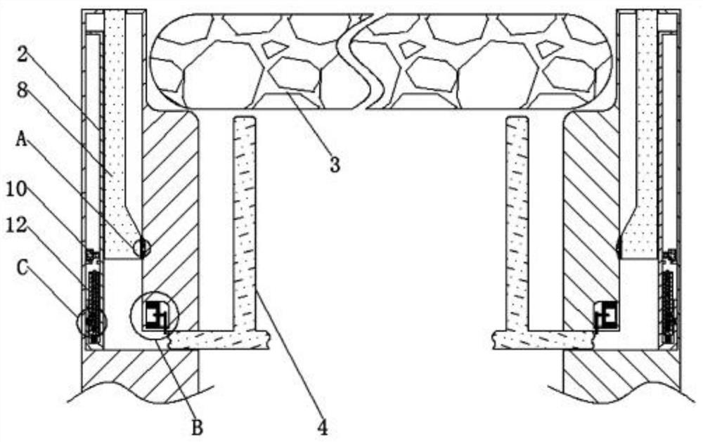 An anti-sewage backflow device for urban manholes based on the principle of electromagnetic induction
