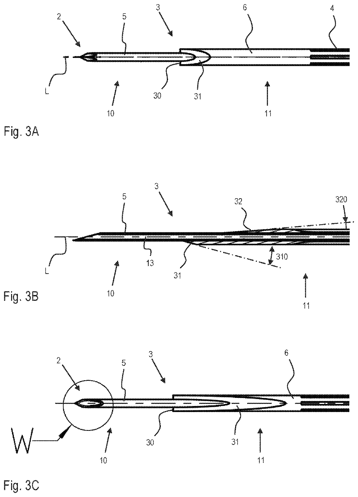 Hollow needle for a sample pipettor