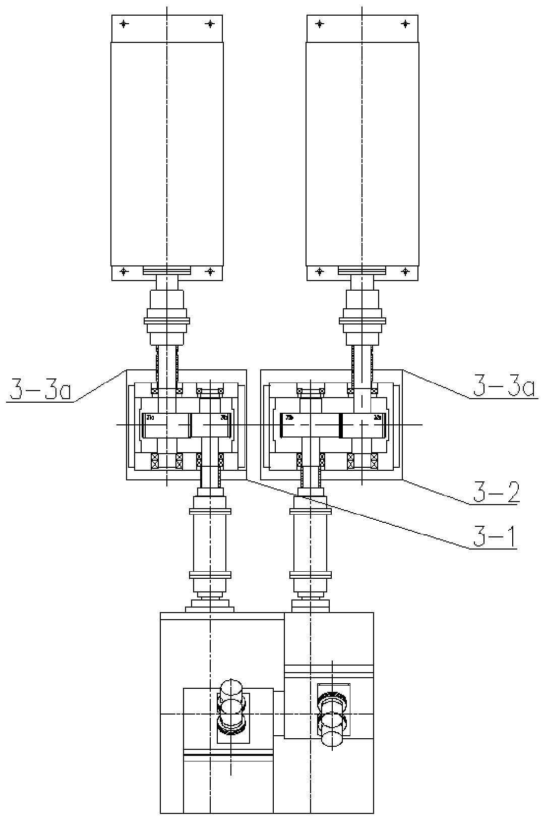 Modularized independent transmission rolling mill and unit thereof