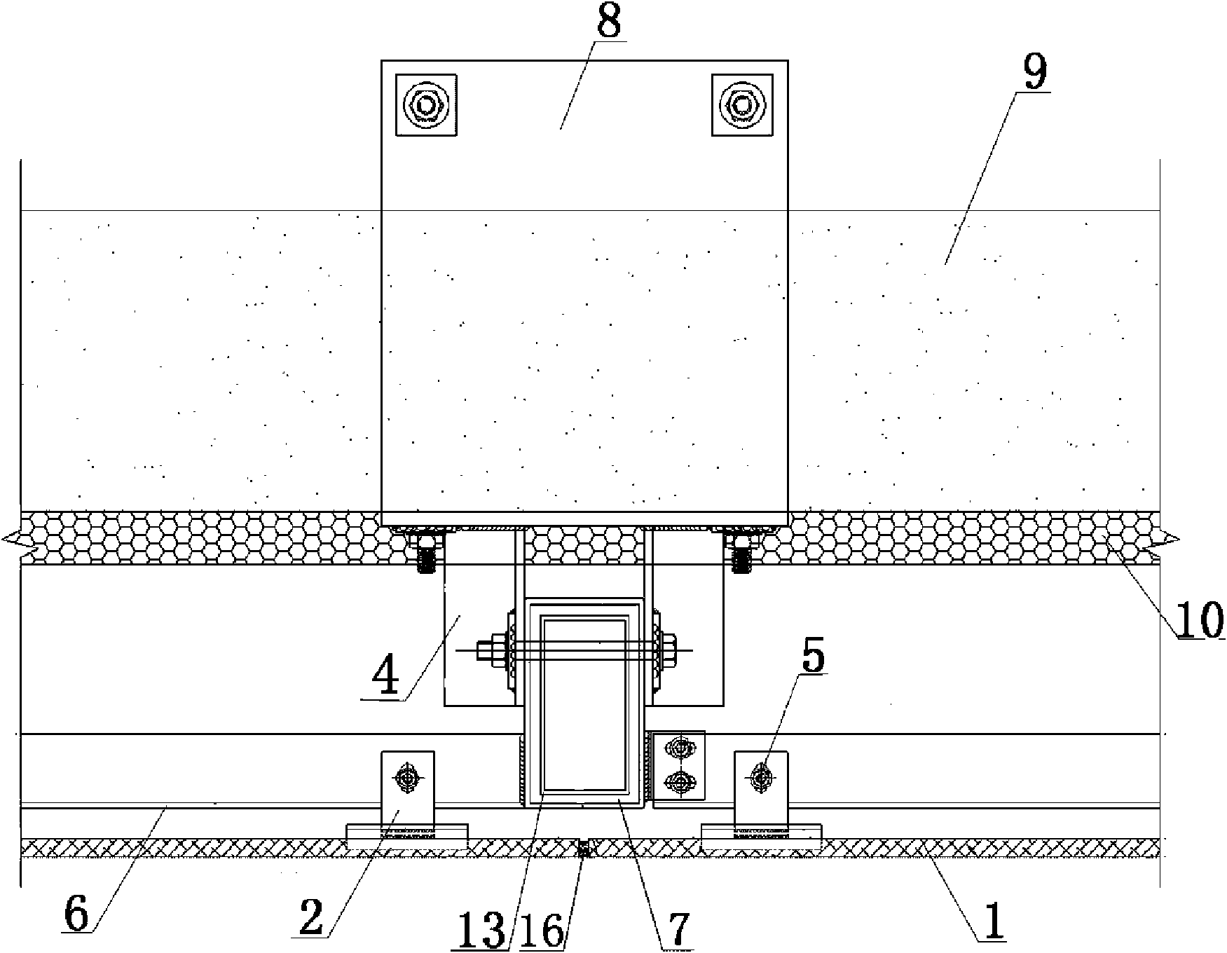 Drily hung vitrolite wall surface decoration system and construction method thereof