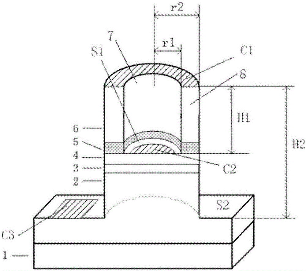 Transistor laser device and method for manufacturing same