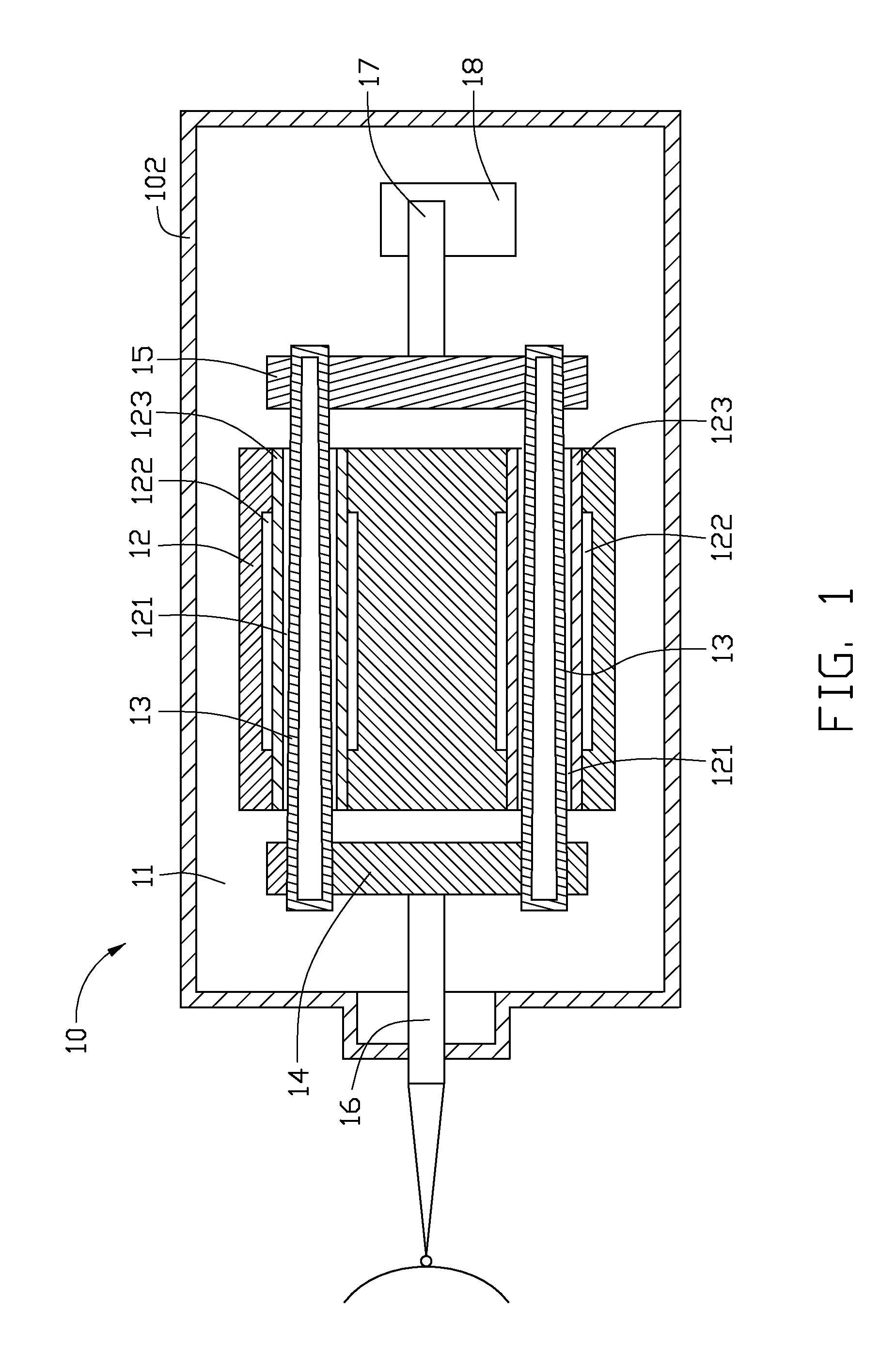 Contour measuring probe for measuring aspects of objects
