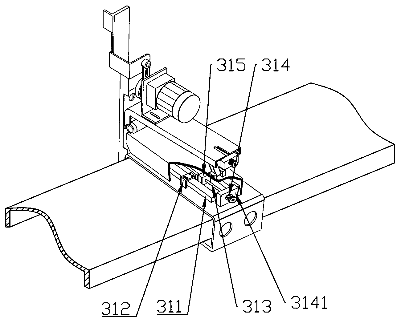 Automatic wall trowelling machine with function of automatic adjustment of scraper angle