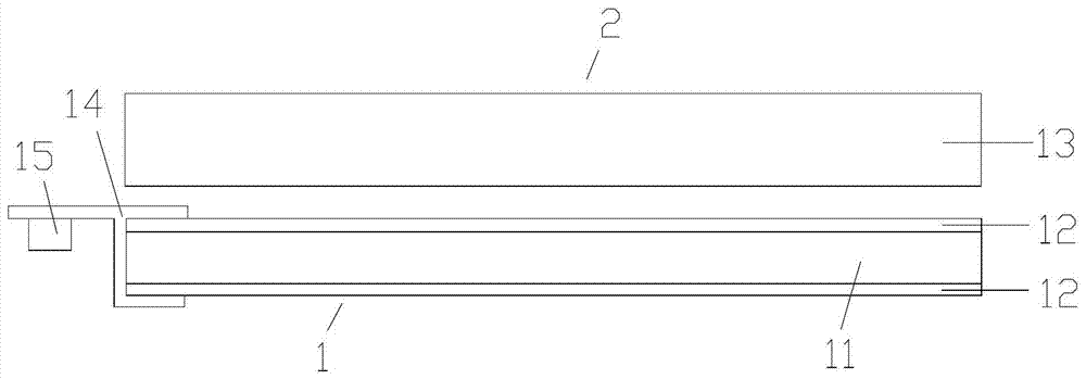 An improved gf structure touch screen and its fpc connection method