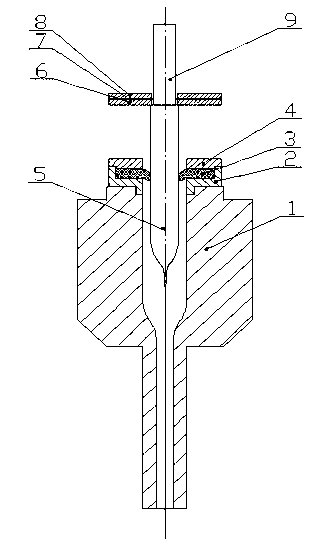 Wiredrawing method and wiredrawing device for outer diameter fluctuation optical fiber perform