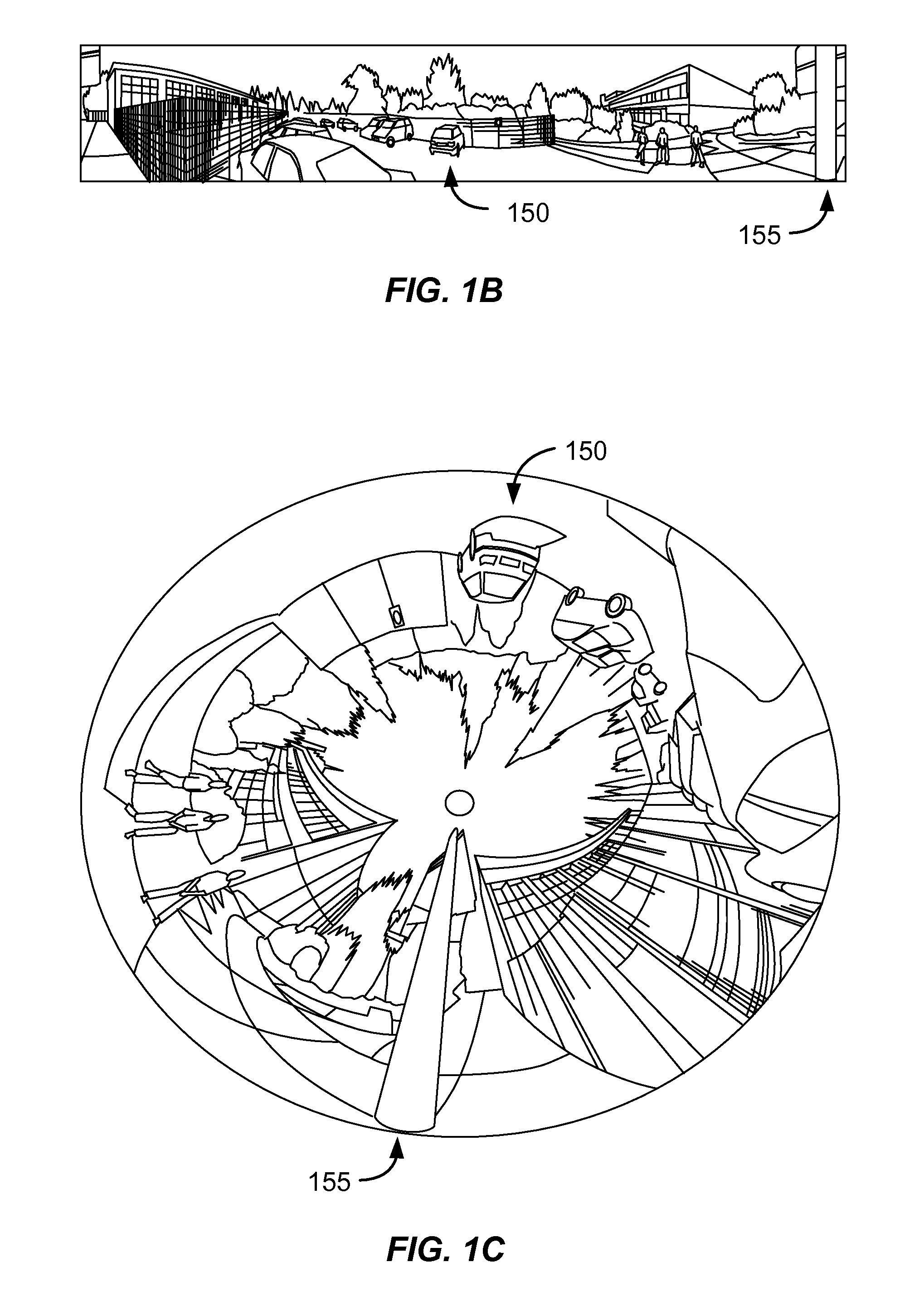 Method and system for measuring angles based on 360 degree images