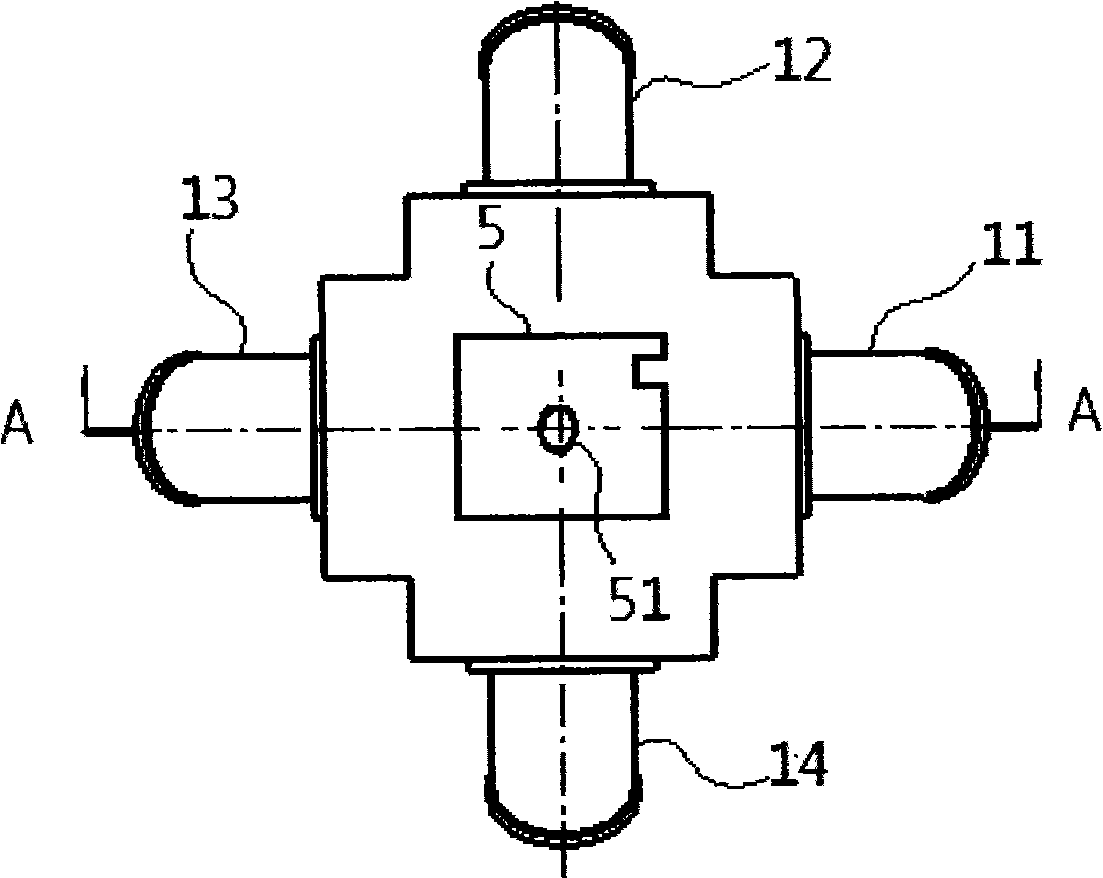 Multi-channel photoelectric detection device for dry type chemical analysis