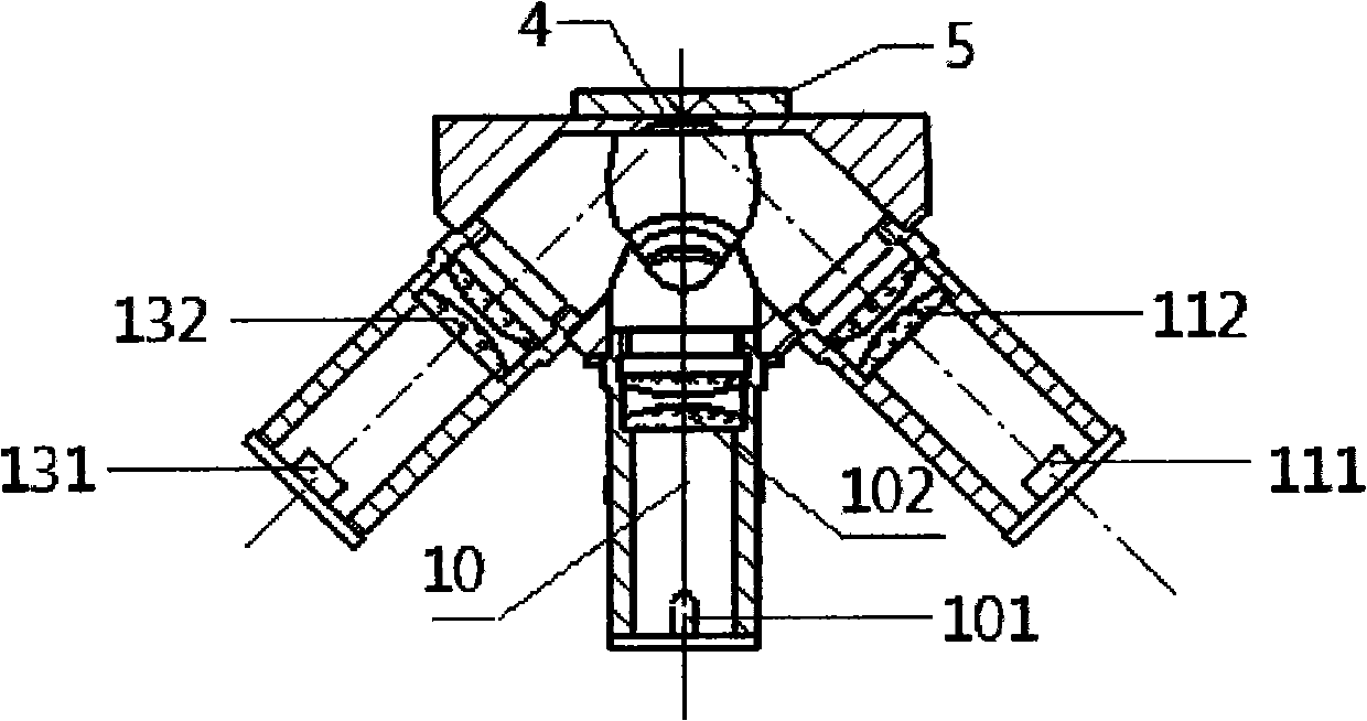 Multi-channel photoelectric detection device for dry type chemical analysis