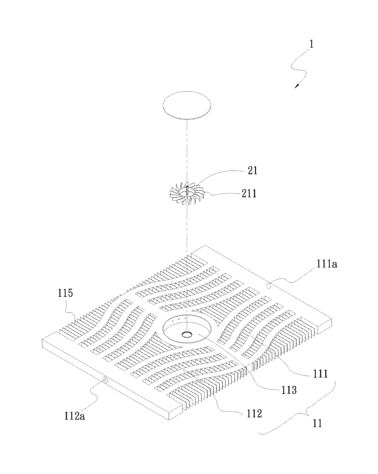 Water-cooling radiator unit and water-cooling module using same