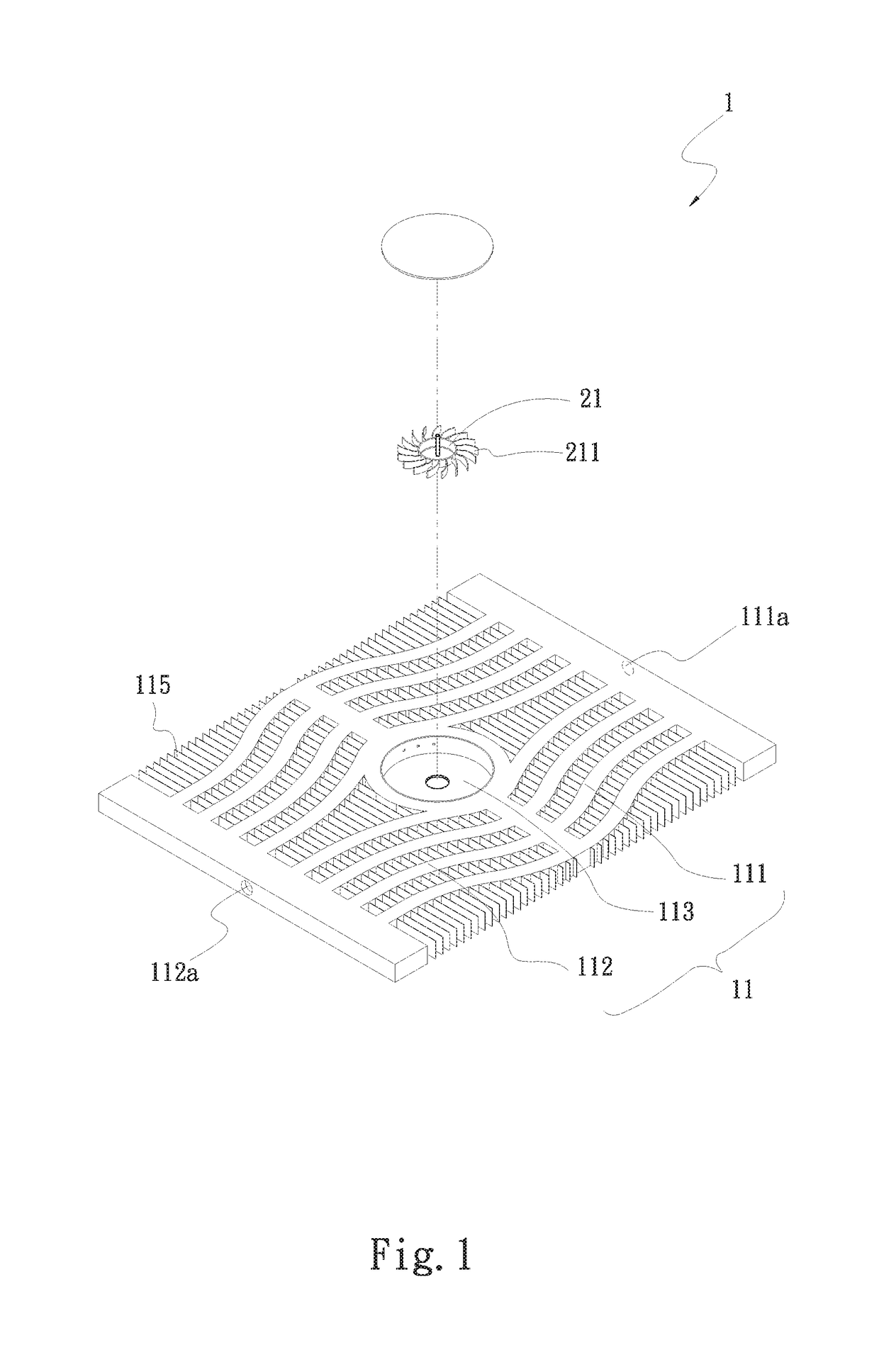 Water-cooling radiator unit and water-cooling module using same