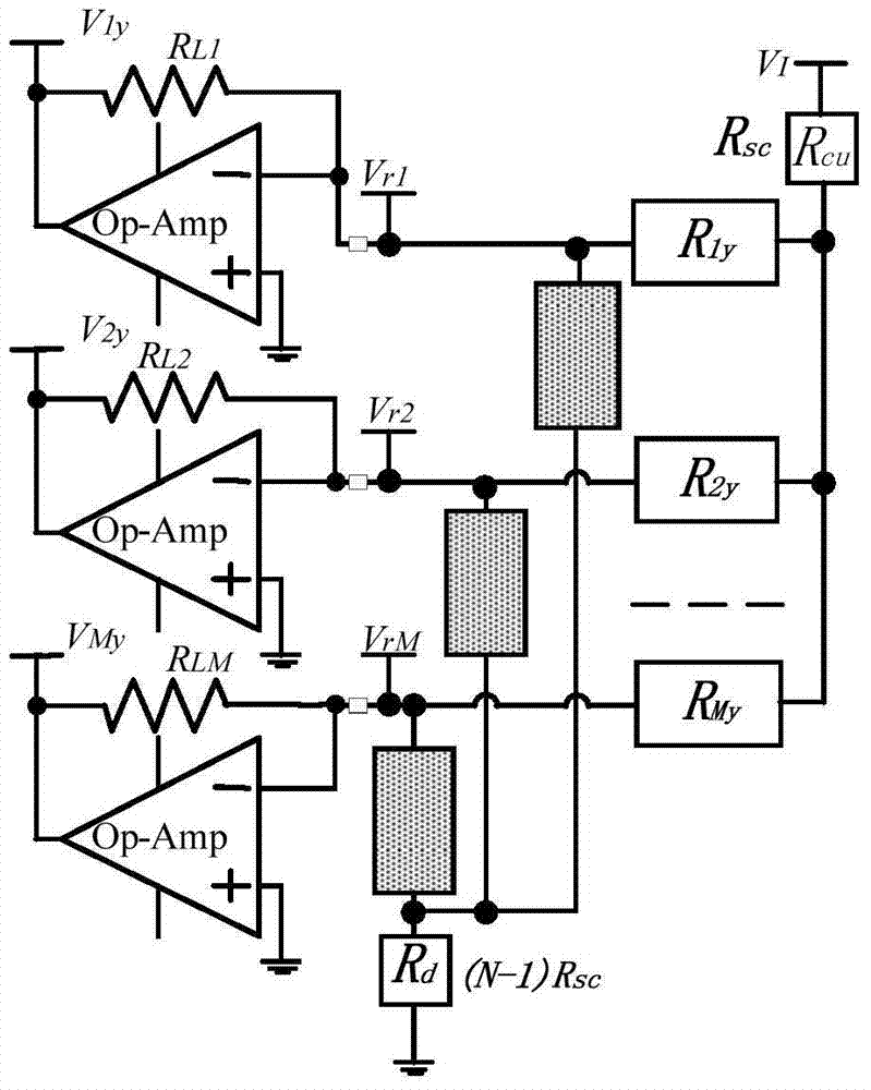 Resistive Sensor Array Fast Readout Circuit, Readout Method, and Sensing System