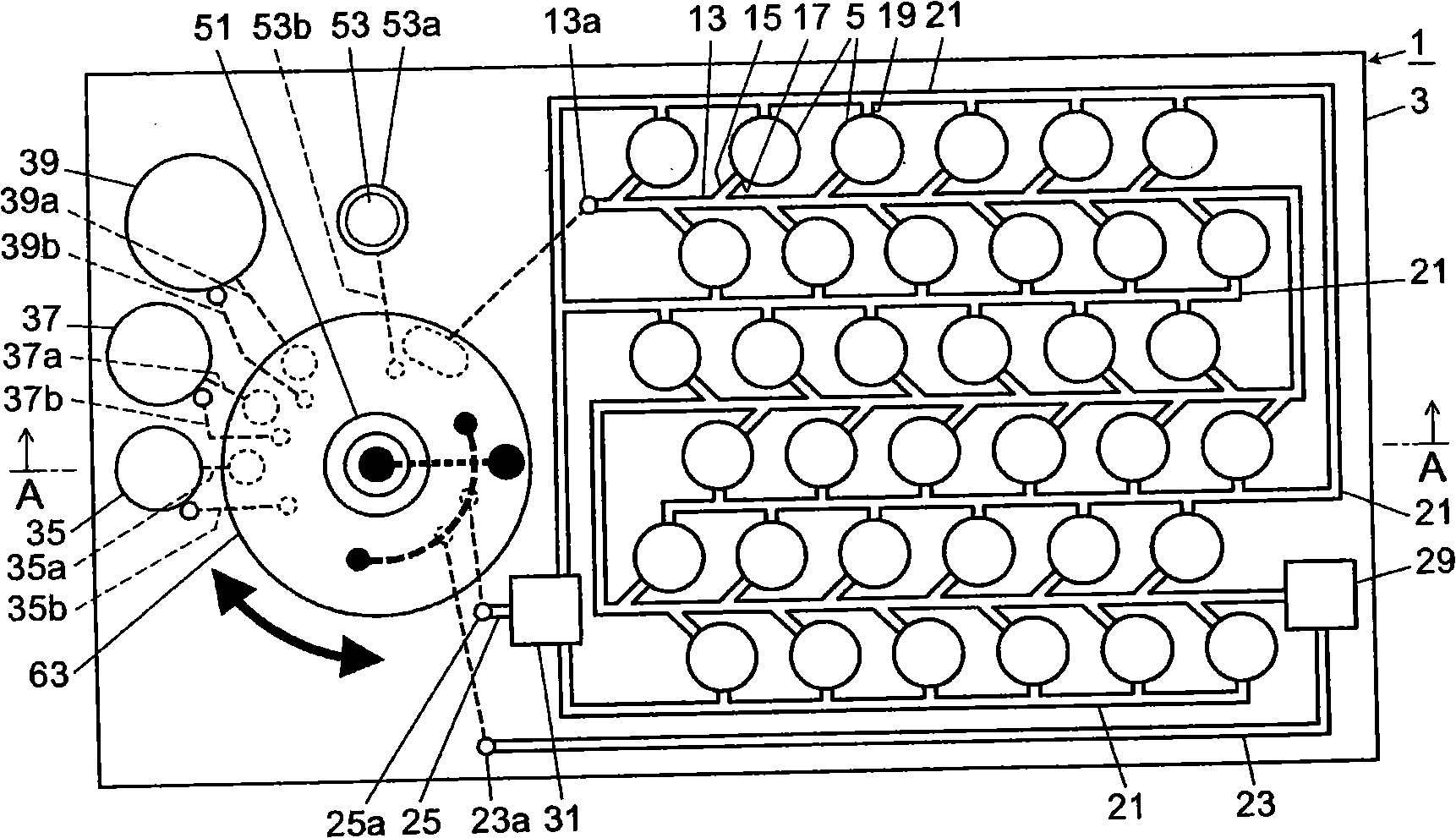 Reactor board and reaction treating method