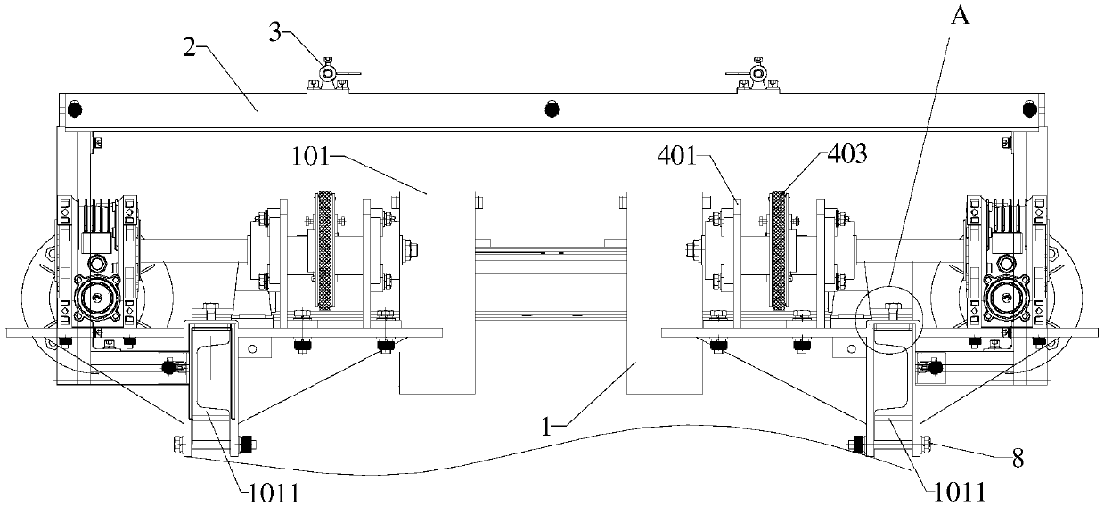 Plate deviation correction device and deviation correction method