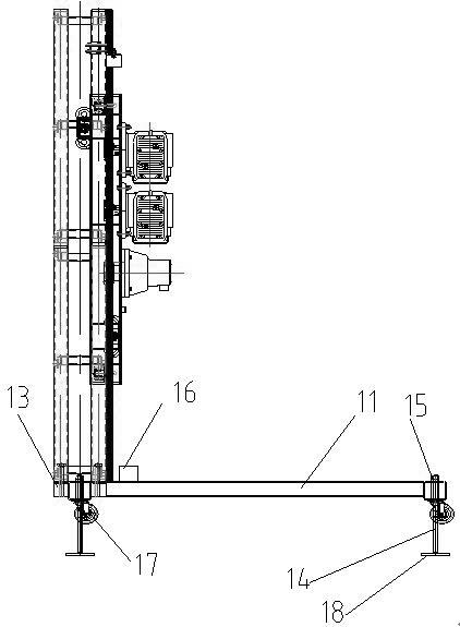 Marine elevator assembly