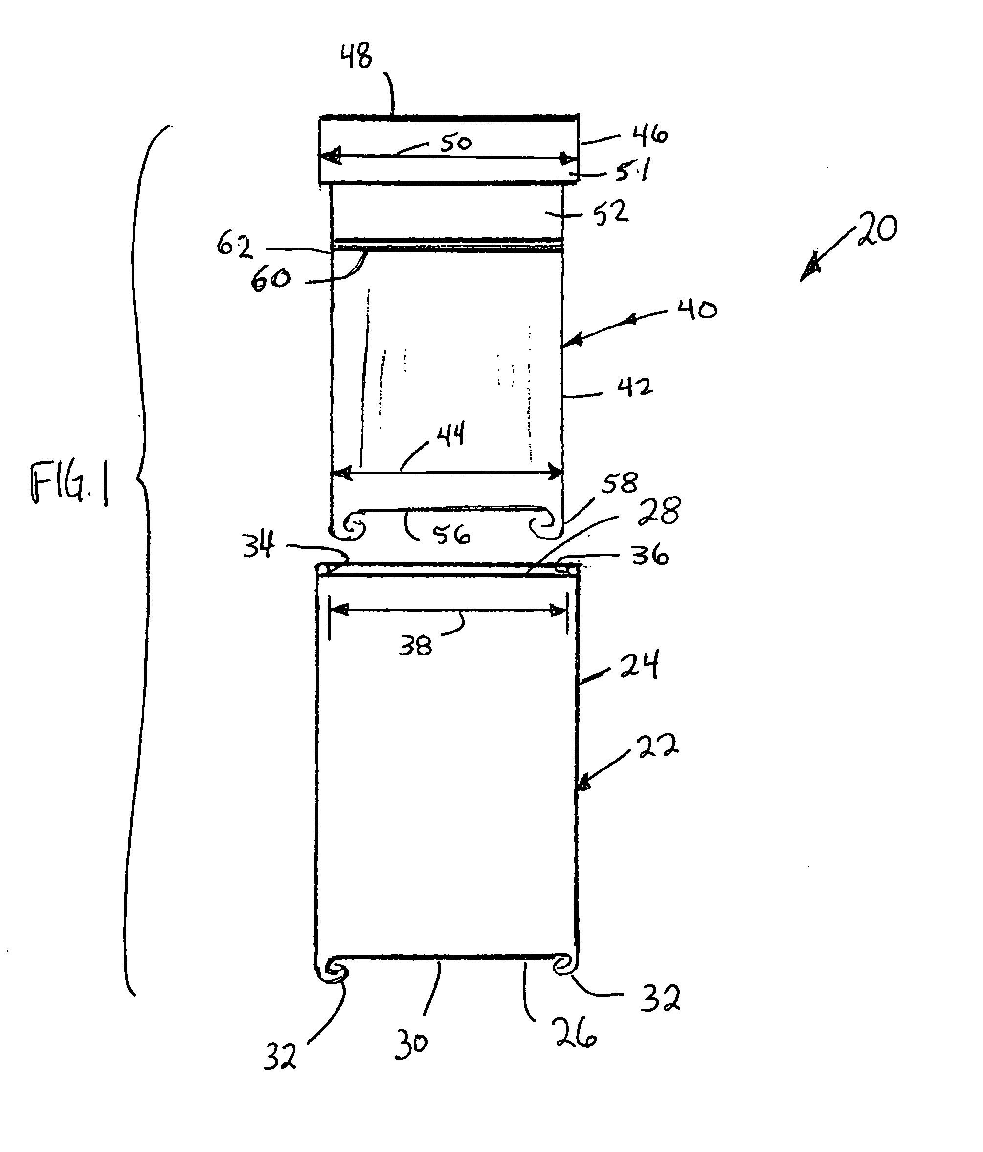 Container with sliding tray