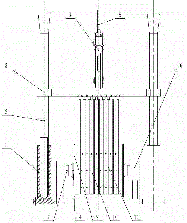 Tension balancing and auto-adjusting device for winding ropes