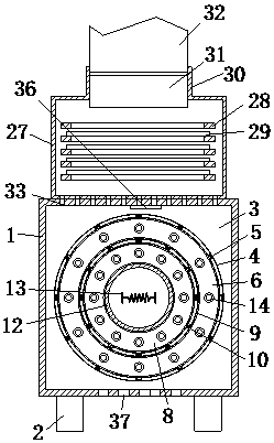 Polyimide enameled wire drying device and using method thereof