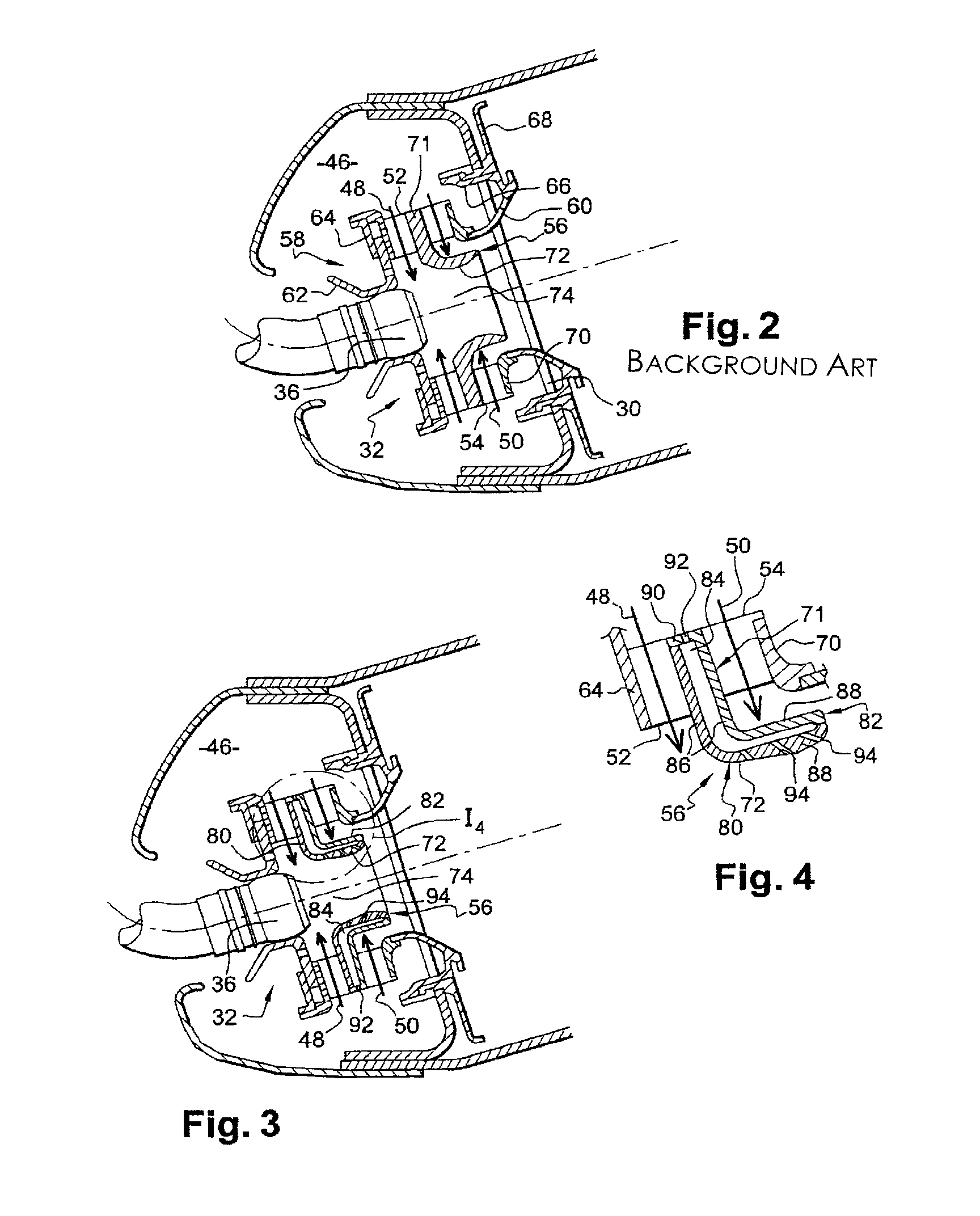 System for injecting a mixture of air and fuel into a turbomachine combustion chamber