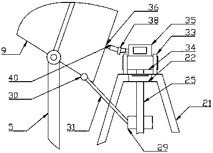 High-efficiency double-nozzle fog cannon vehicle for air pollution control