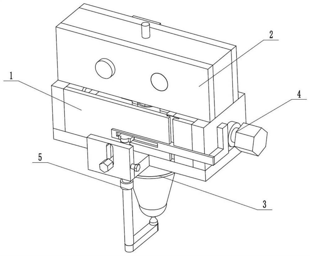 A continuous carbon fiber 3D printer anti-clogging nozzle