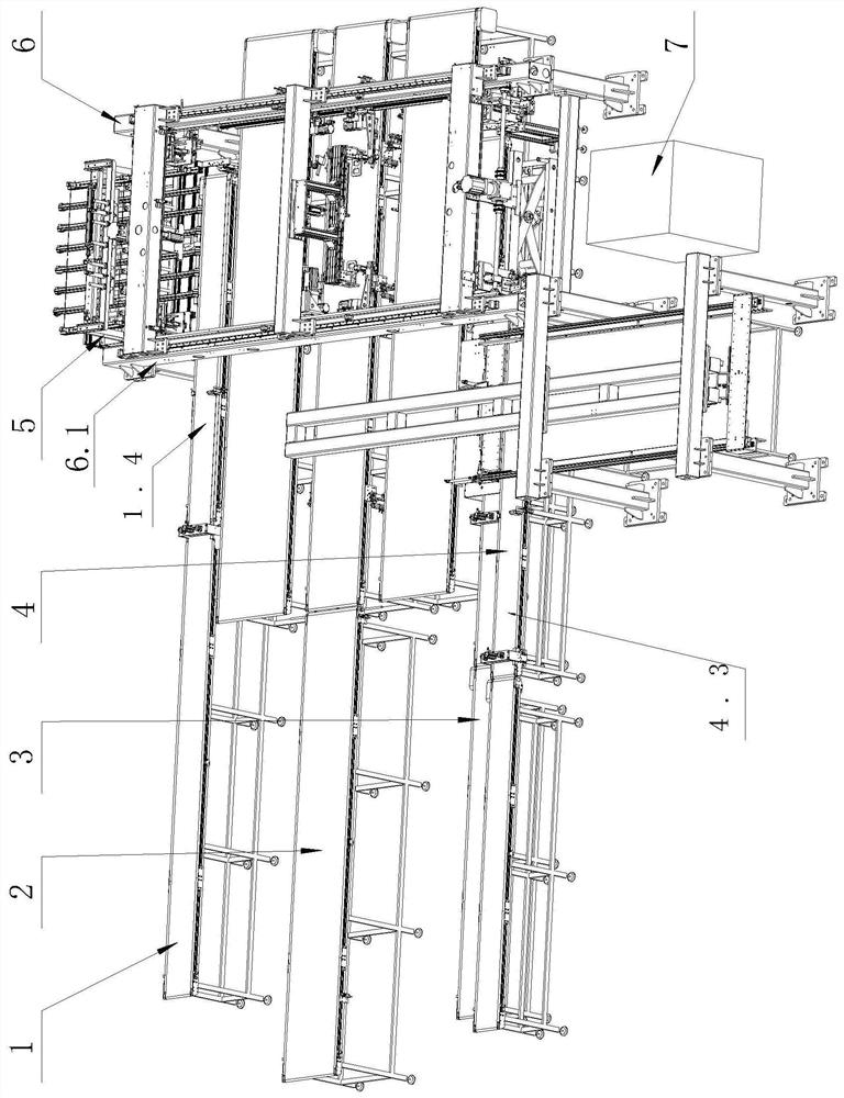 Wooden door frame automatic assembly equipment