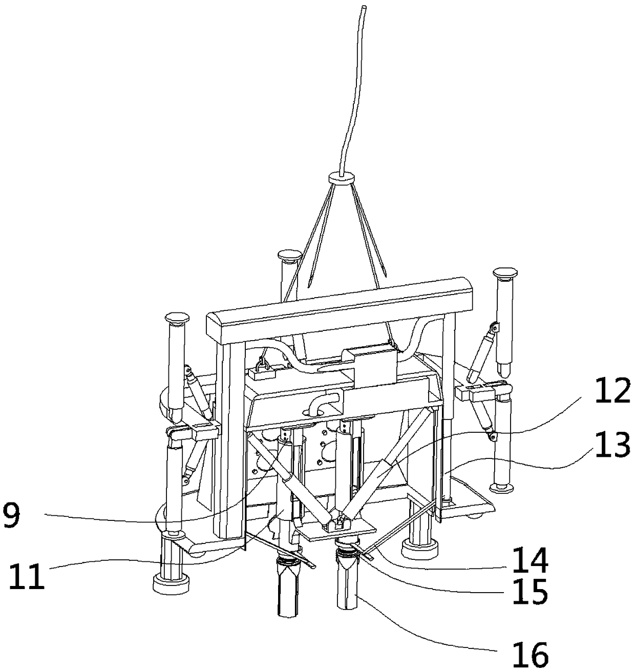 Submarine exploration sampling device and method