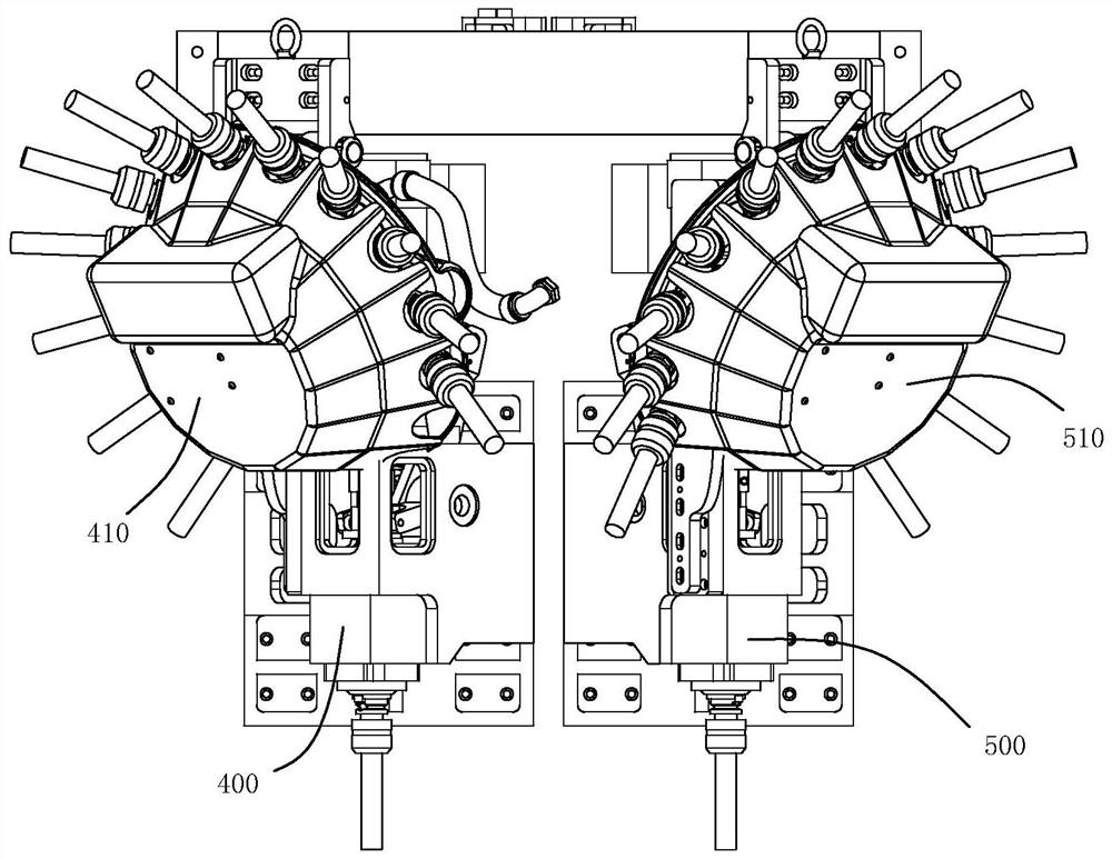 Double-spindle drilling and tapping center