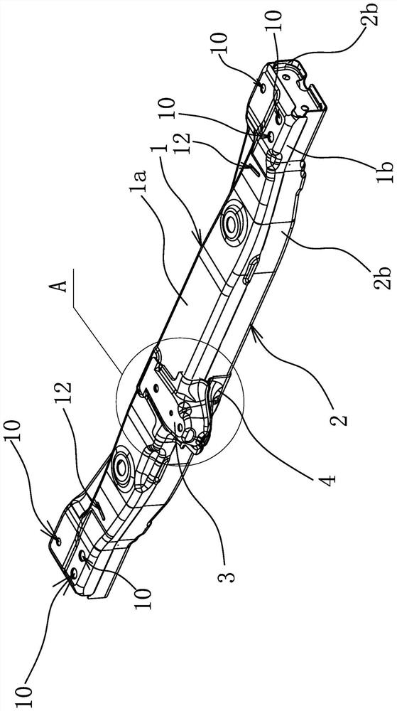 A car front suspension beam