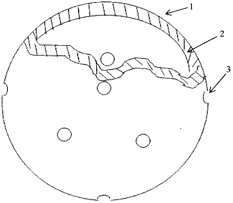 Method for preparing hollow perforated porcelain ball