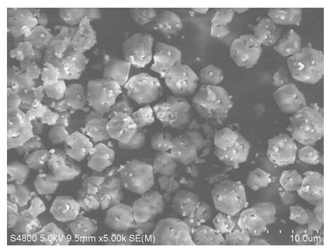 A lithium-sulfur battery positive electrode material of cos graded nanobubble composite sulfur and preparation method thereof